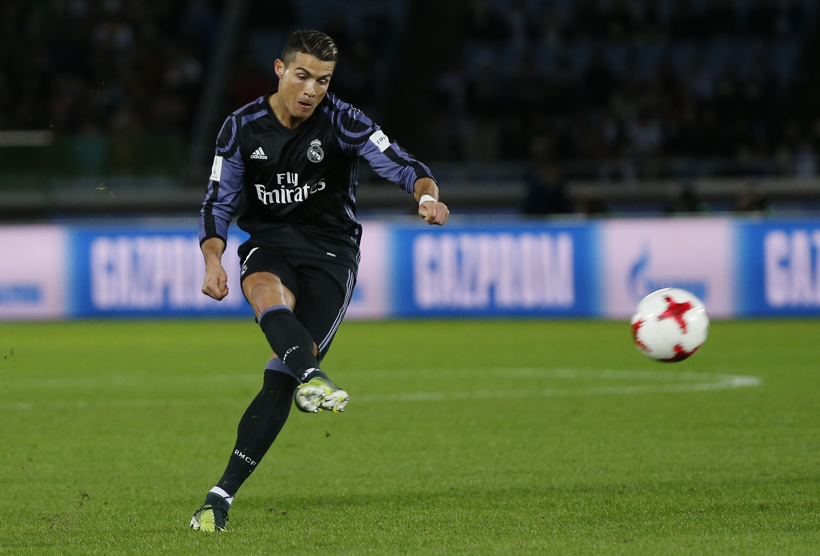 Real Madrid's Cristiano Ronaldo in action - SOCCER CLUBSEMI3