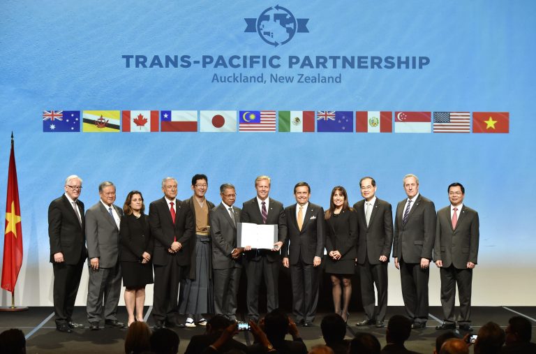 TPP Signing at NZ