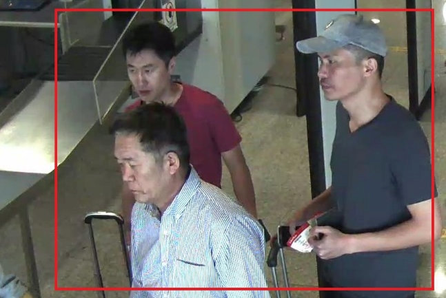 North Korean suspects Ri Jae Nam (front L), Hong Song Hac (back L) and Ri Ji Hyun (R) are seen in this undated handout released by the Royal Malaysia Police to Reuters on February 19, 2017. Police identified the three men as suspects in connection with the murder of Kim Jong Nam. Royal Malaysia Police/Handout via Reuters. ATTENTION EDITORS - THIS IMAGE WAS PROVIDED BY A THIRD PARTY. EDITORIAL USE ONLY. NO RESALES. NO ARCHIVE. TPX IMAGES OF THE DAY