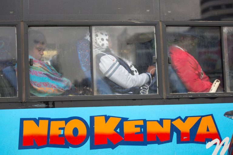 People ride a bus in Nairobi, Kenya April 7, 2017. REUTERS/Baz Ratner