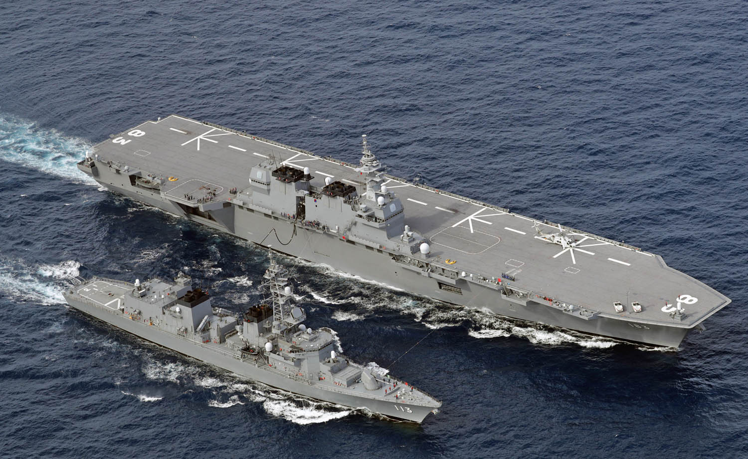 What Can Japan Do With Moderately Capable Aircraft Carriers?