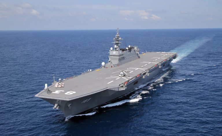 Japan's Izumo-class ships “helicopter carriers”