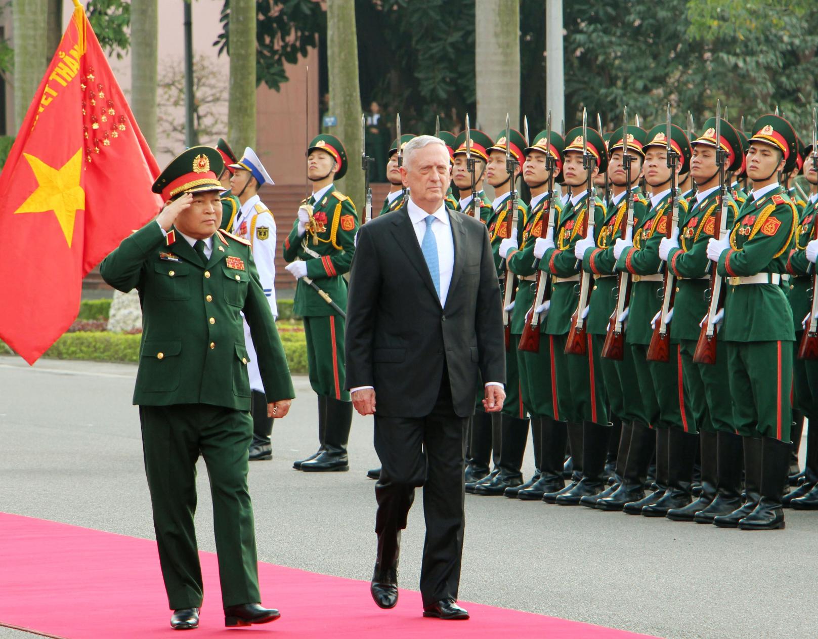 States Secretary of Defense Mattis in Vietnam