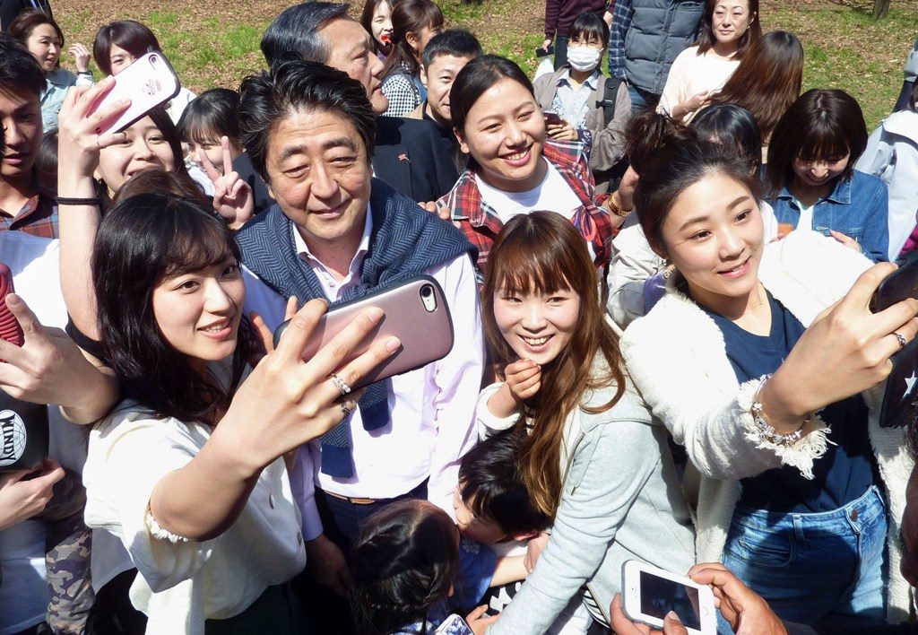 Prime Minister Abe and young people