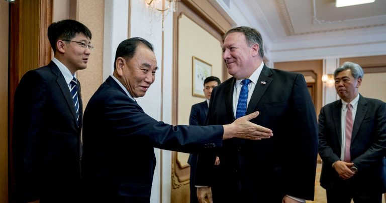 U.S. Mike Pompeo at North Korea