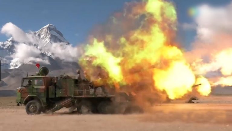 China Tibet Military Drill