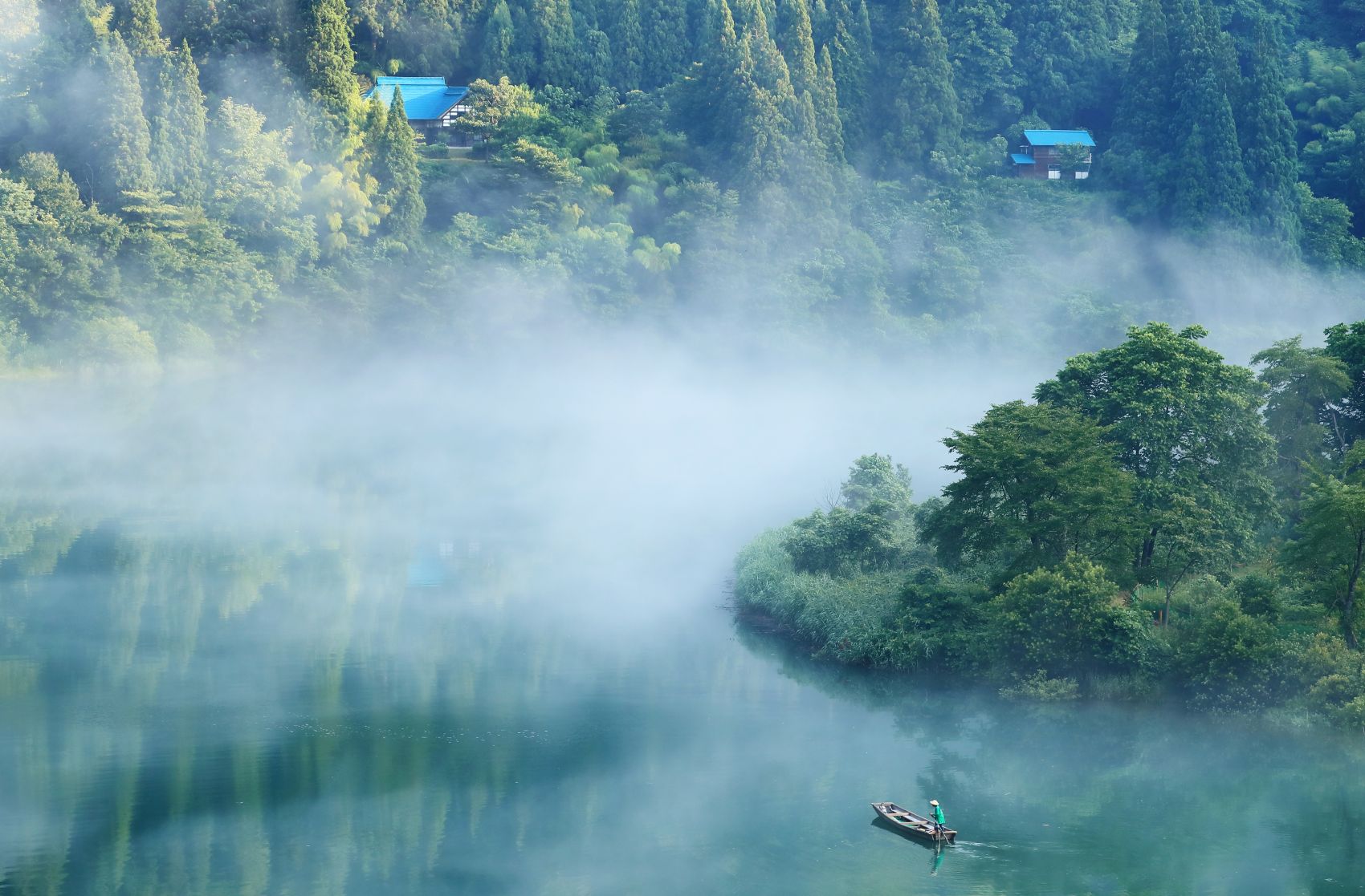 Fog and Ferry Landscape Makes A Comeback in Mugen Valley, Fukushima, After Half A Century