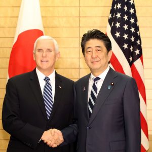 Can Shinzo Abe Bring U.S. Vice President Pence Over on TPP?