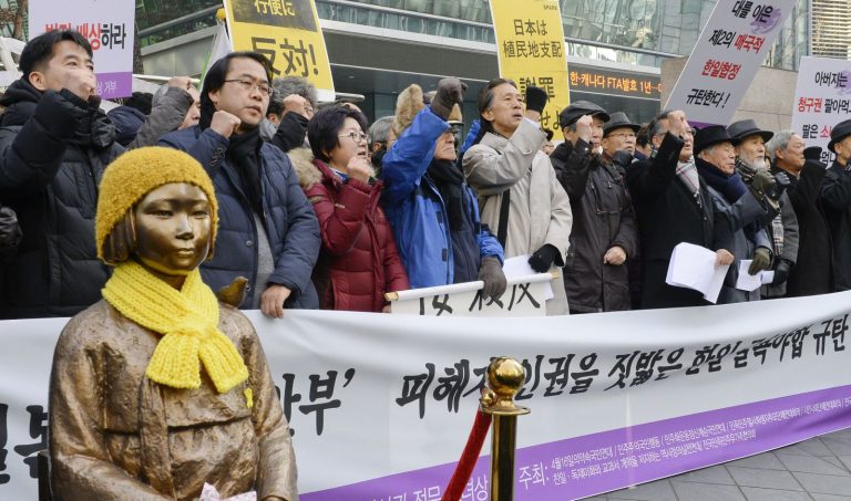 South Korea Dissolution Comfort Women Foundation 006