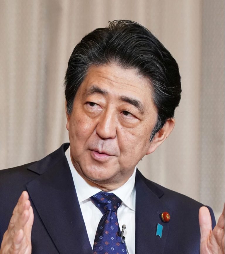 Japan PM Abe and Ryu Goto New Year Dialogue 026