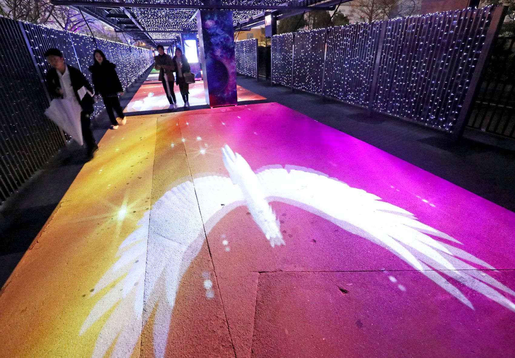 Pegasus Light Corridor At New Tokyo Mega Illumination Japan Forward