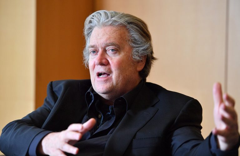 Steve Bannon, a former White House chief strategist