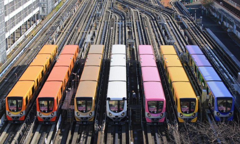 Osaka Metro Introduces Colorful Neutram Train