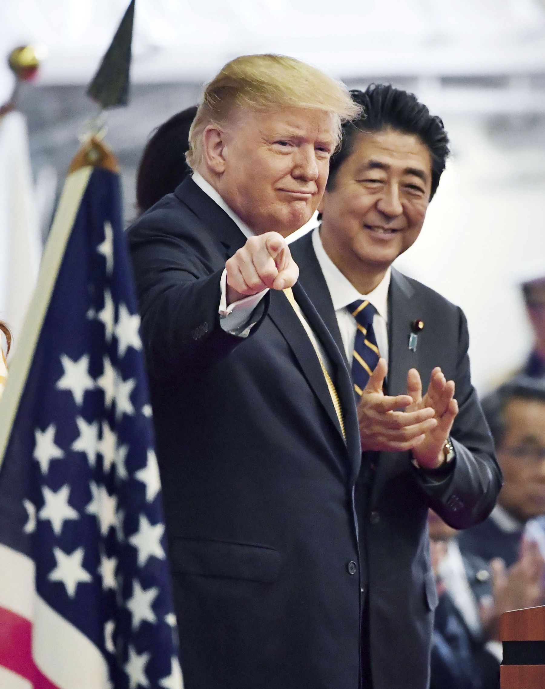 U.S. President Trump Visit to Japan Last day on Board of JSDF Kaga 013