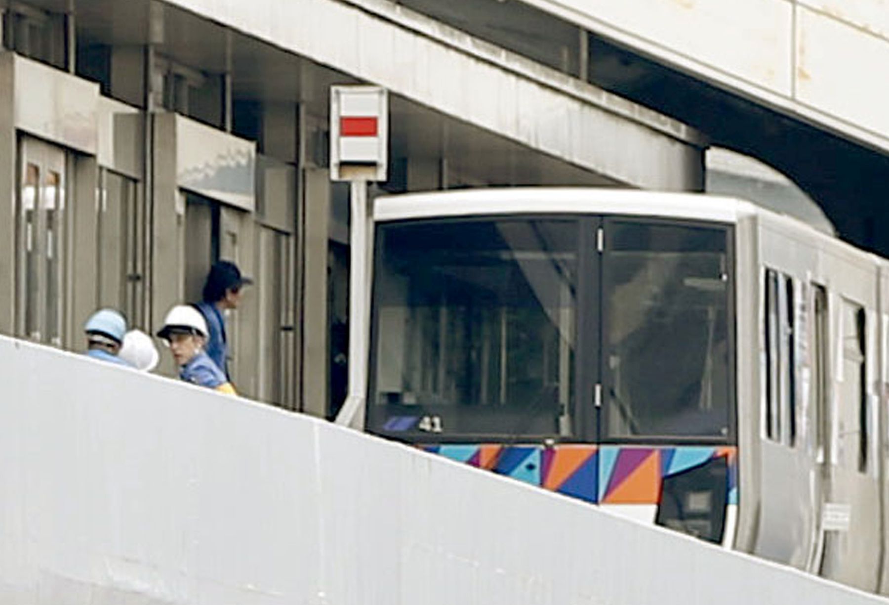 Japan High-Tech Driverless Train Seaside Line Concerns Remain 012