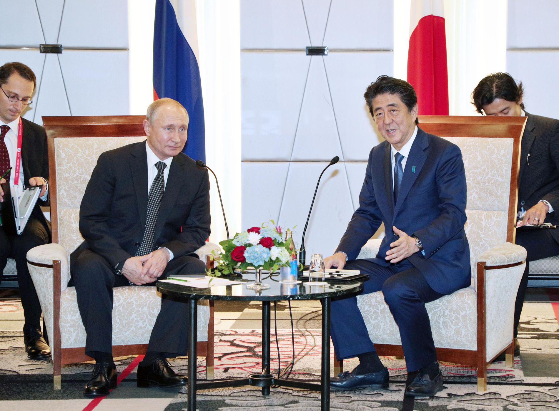 G20 Osaka Summit Russia and Japan Putin Abe Talk