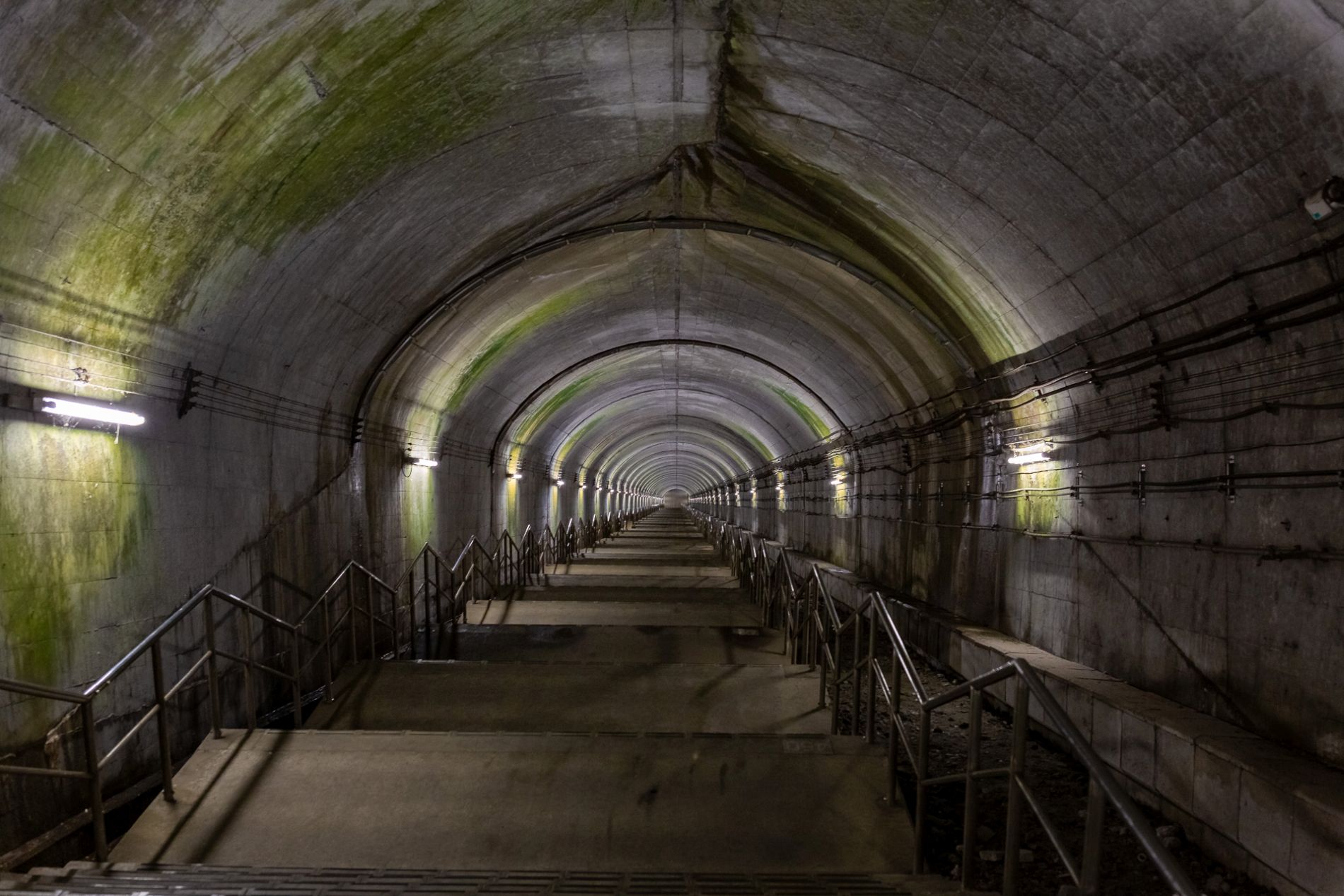 Scary Places in Japan Doai, the Deepest Running Train Station 005