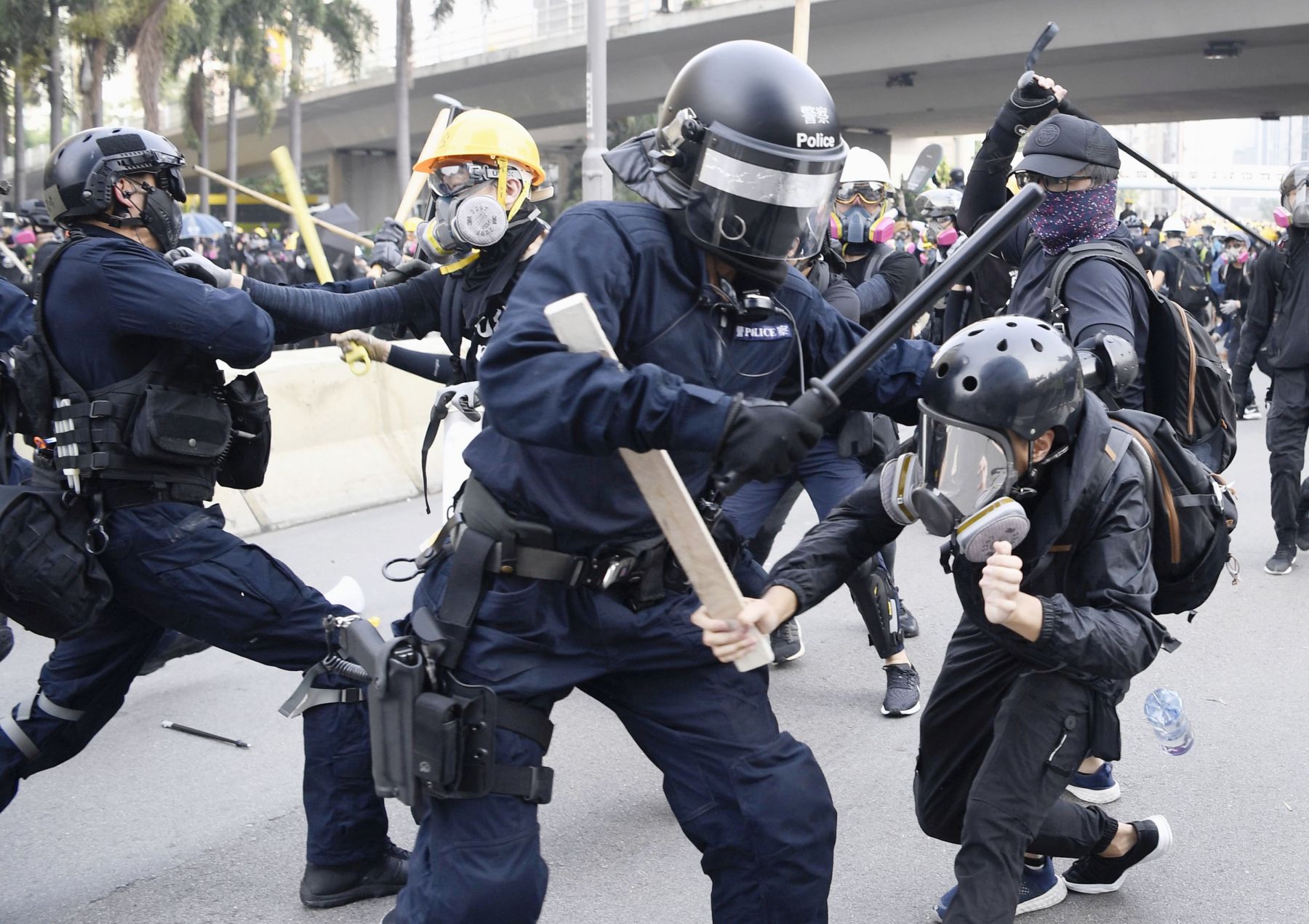 Hong Kong Conflicts and Crash, Demonstration 002