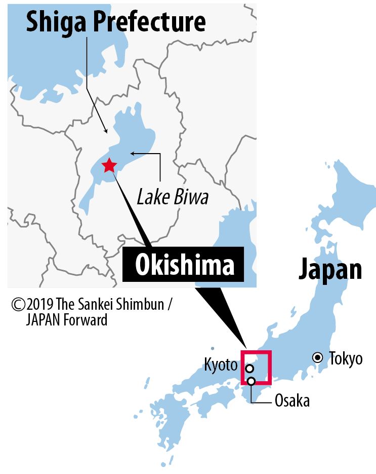 【JF】Map Okishima, Lake Biwa