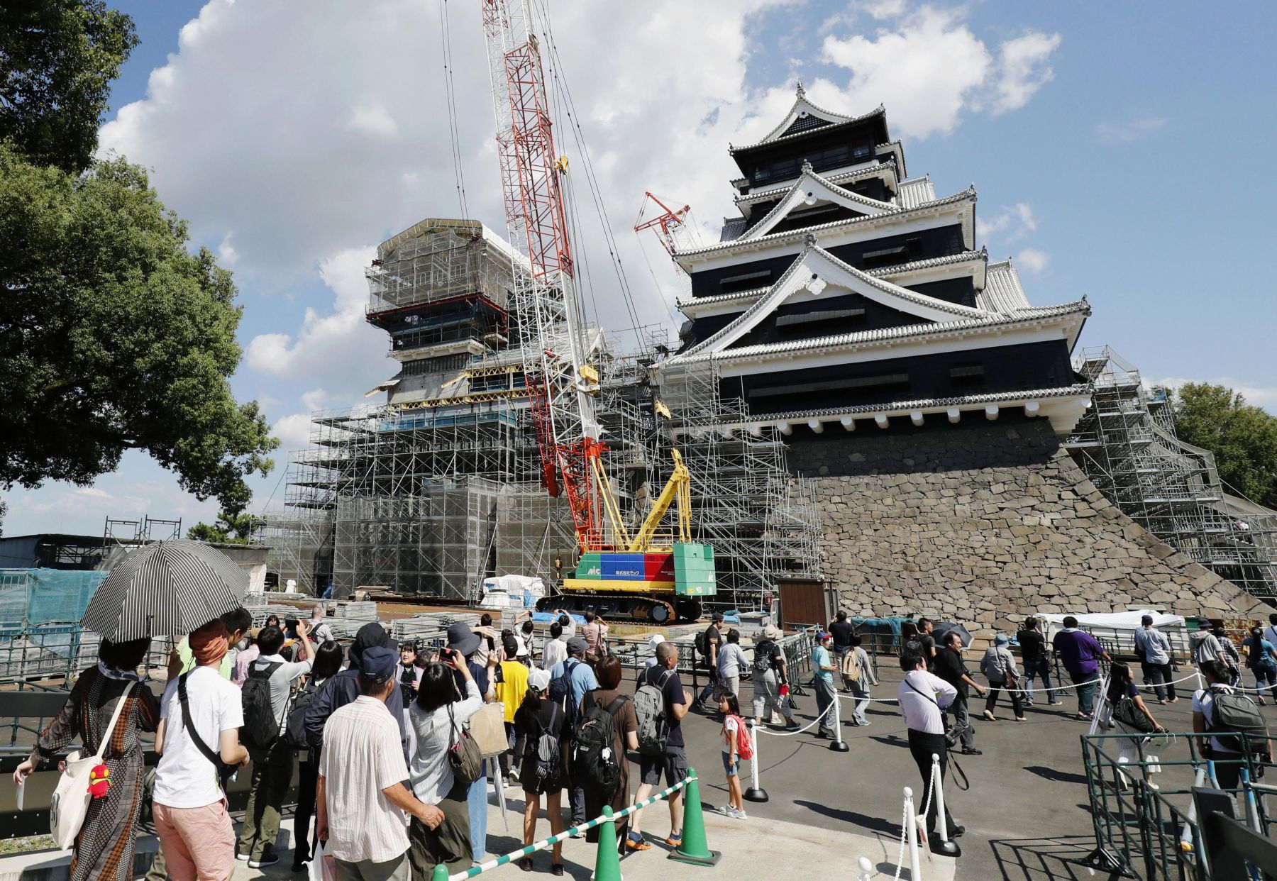 Japan Kumamoto Castle Renovation 002