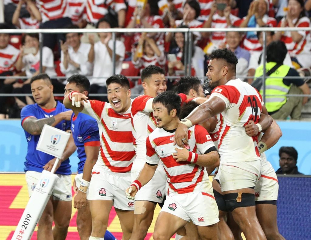 Japan On Top Of Pool A With Win Against Samoa In Rugby World Cup Match Japan Forward