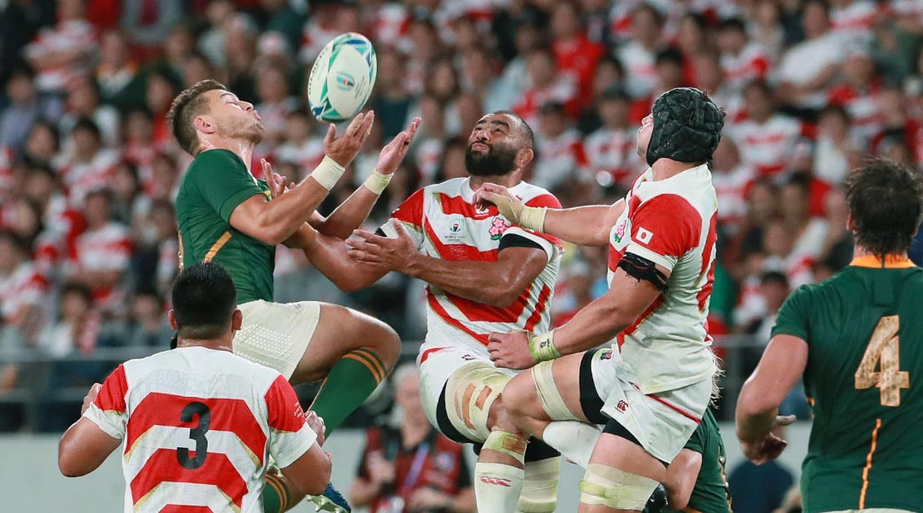South Africa Ends Japan’s One Team Winning Streak to Move On to 5th RWC Semi-Final