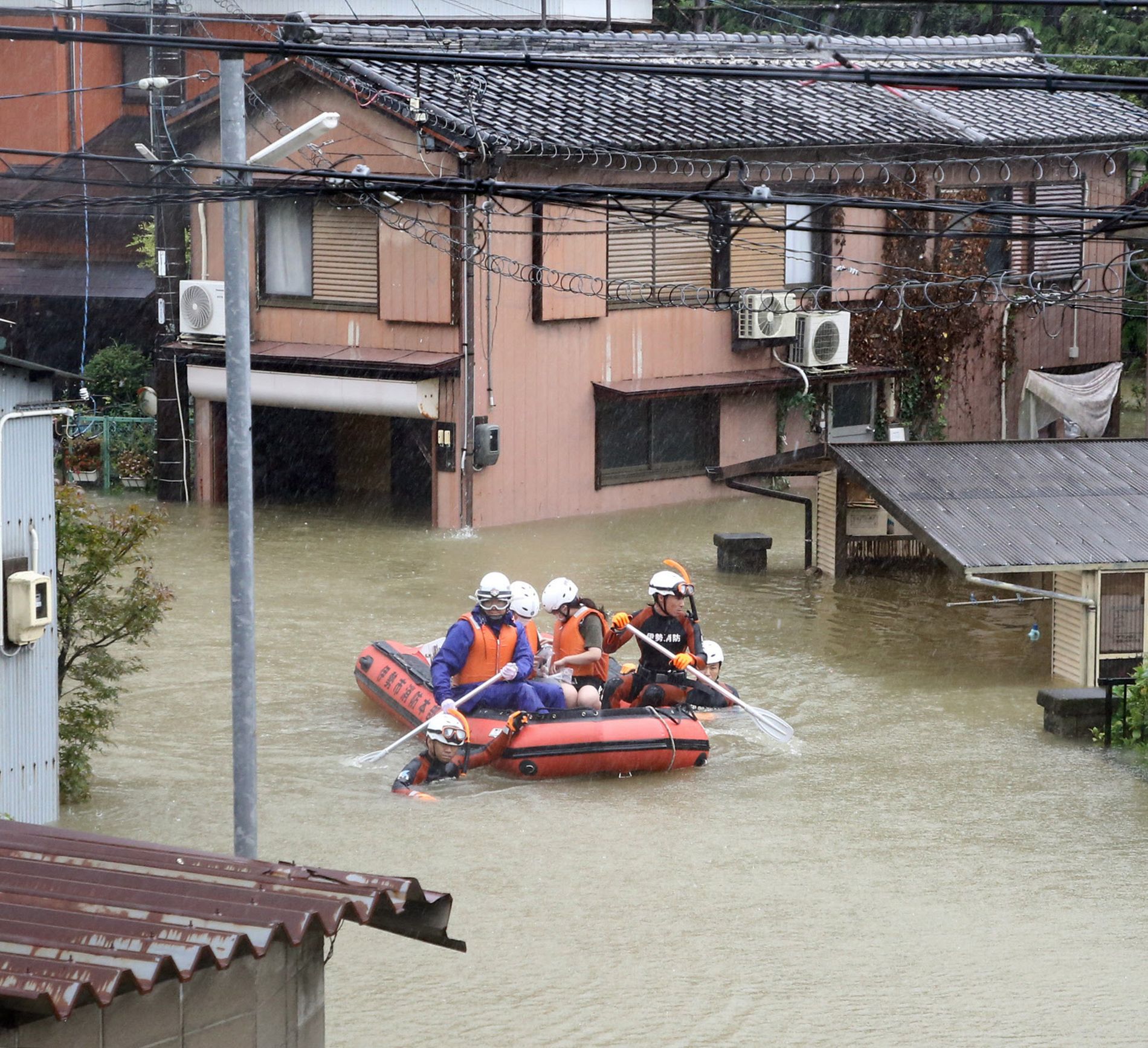 Super Typhoon Hagibis Hit Tokyo and Japan 058
