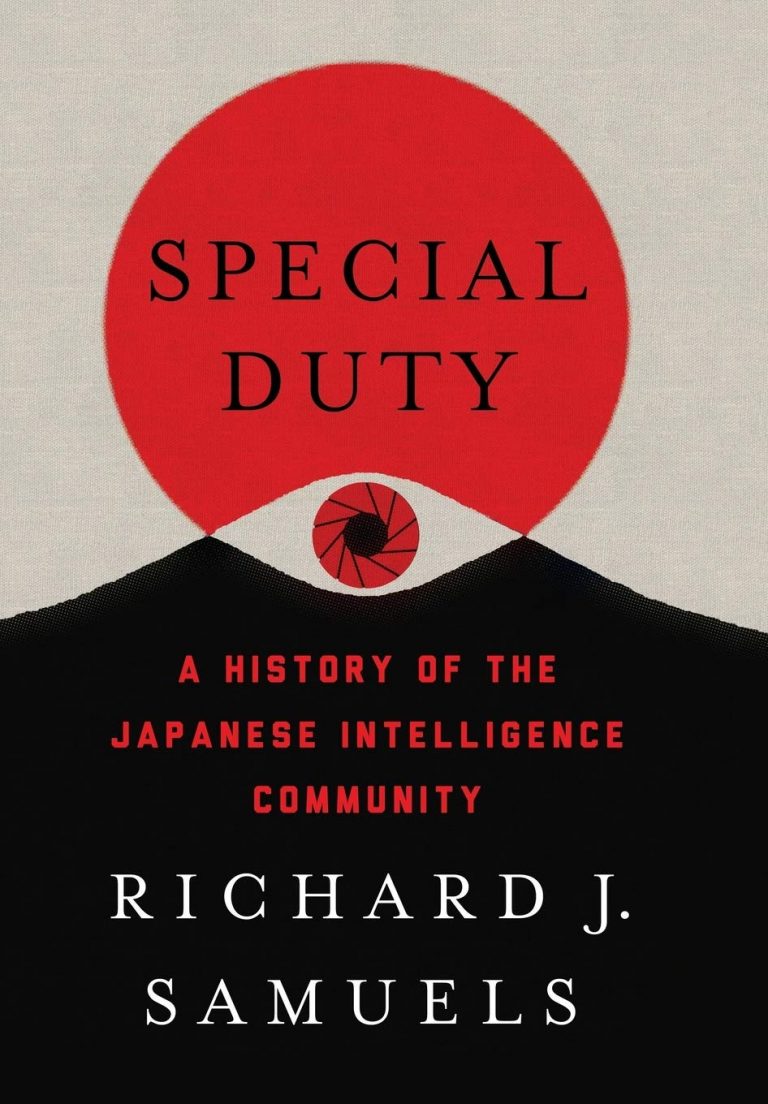 Book History of Japanese Intelligence Community samuels