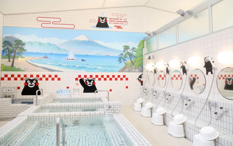 Japan Sento in Kumamoto Welcomes Foreigners to Enjoy Bathing with Kumamon 003