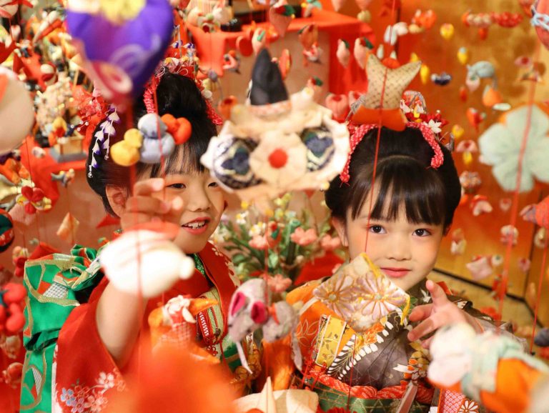 Japan Hidden Wonders Hina Tsurushi Kazari Color the Streets of Inatori For Girls Festival