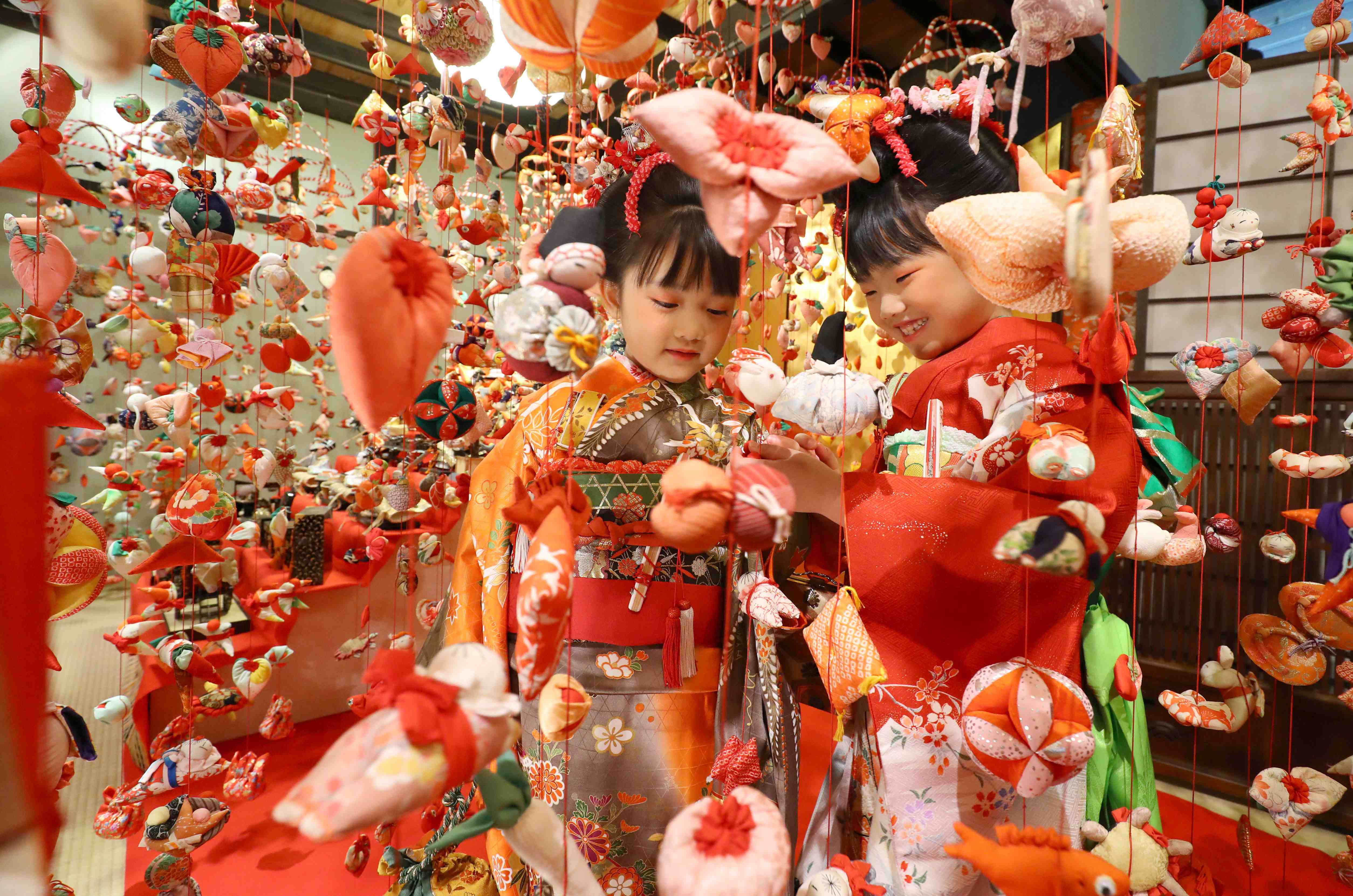 Japan Hidden Wonders Hina Tsurushi Kazari Color the Streets of Inatori For Girls Festival