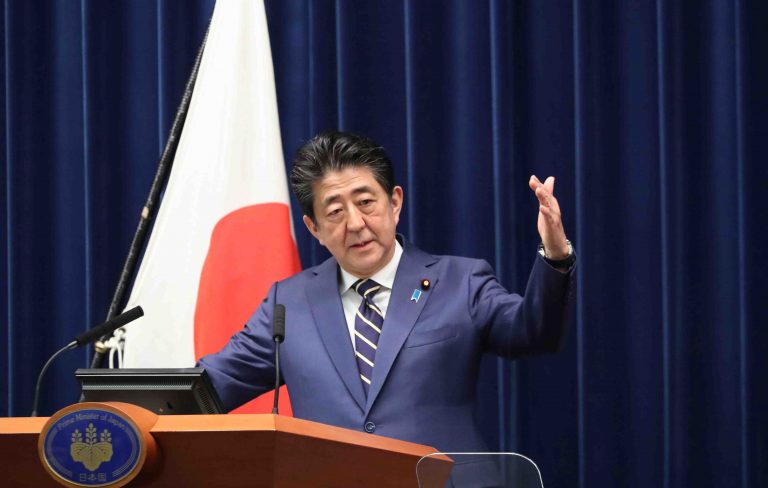 Japan PM Shinzo Abe Coronavirus