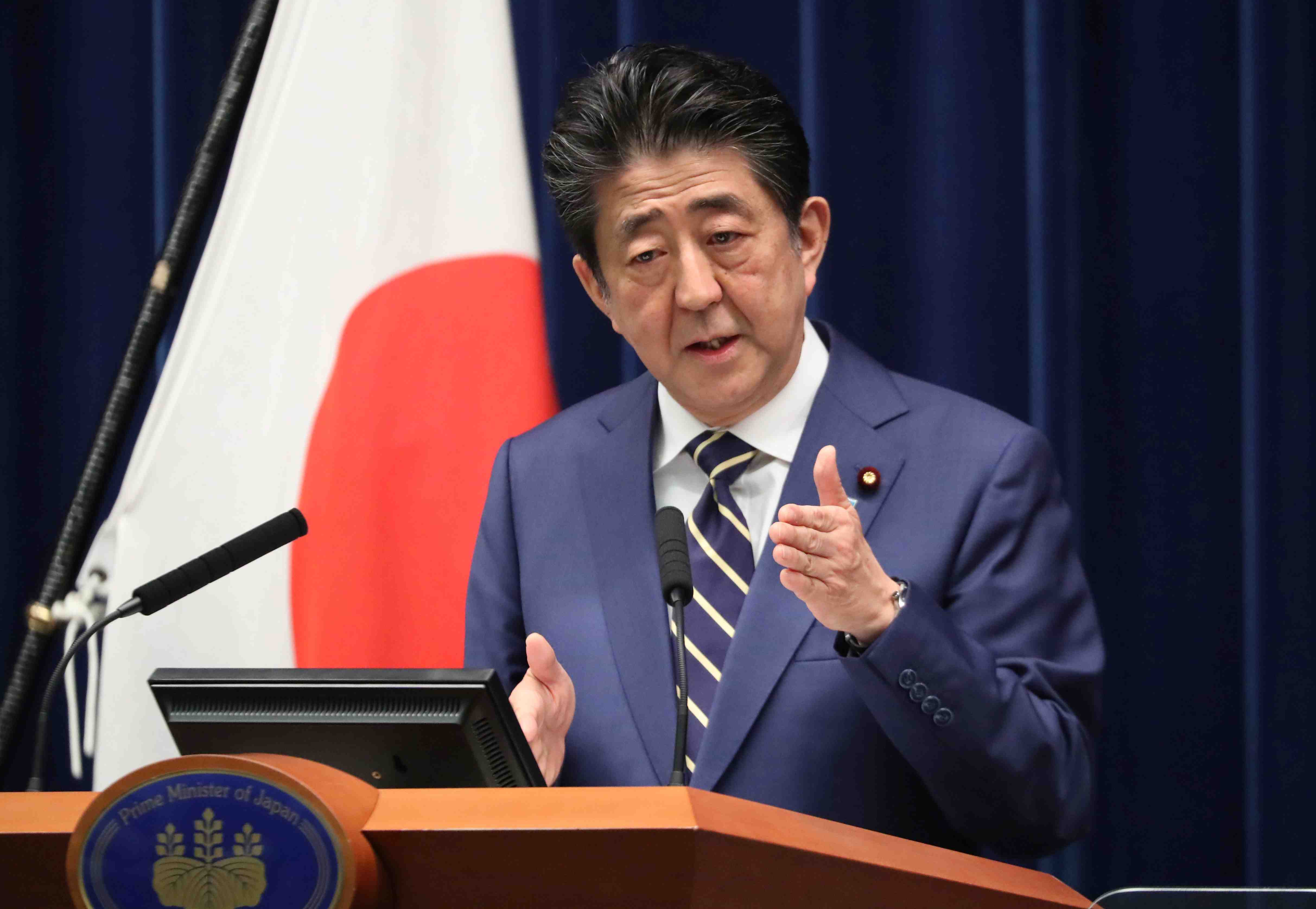 Japan PM Shinzo Abe Coronavirus