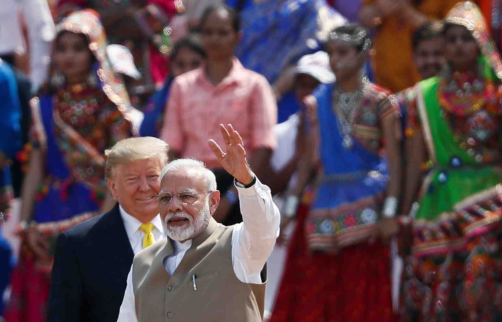 U.S. President Donald Trump visits India