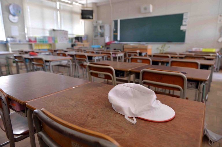 Coronavirus Empty Classroom at Elementary School