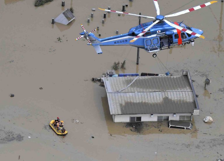 Torrential rains pound Kumamoto Kyushu Flood Japan 016