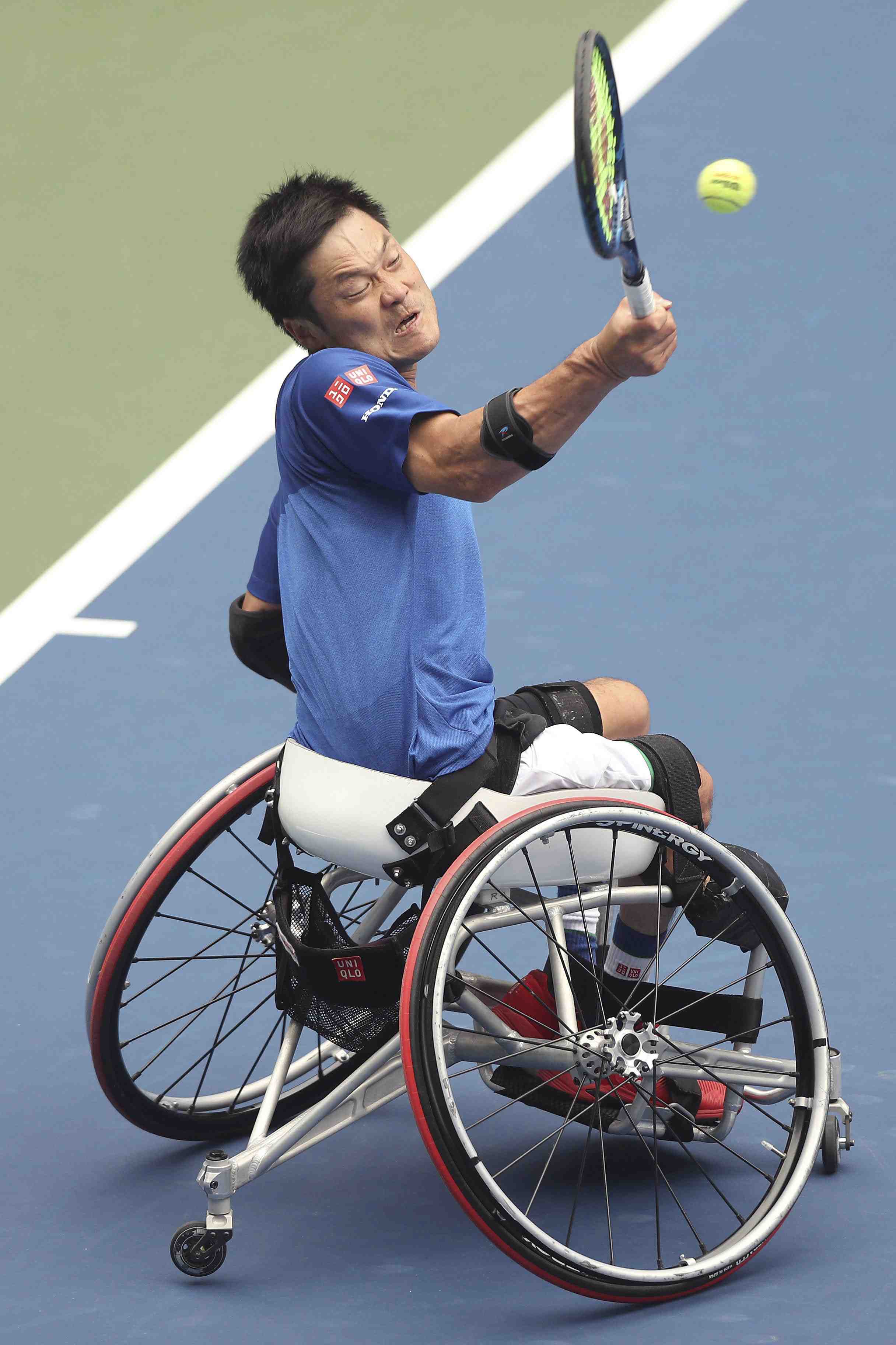 Wheelchair tennis Shingo Kunieda U.S. Open men 006 JAPAN Forward