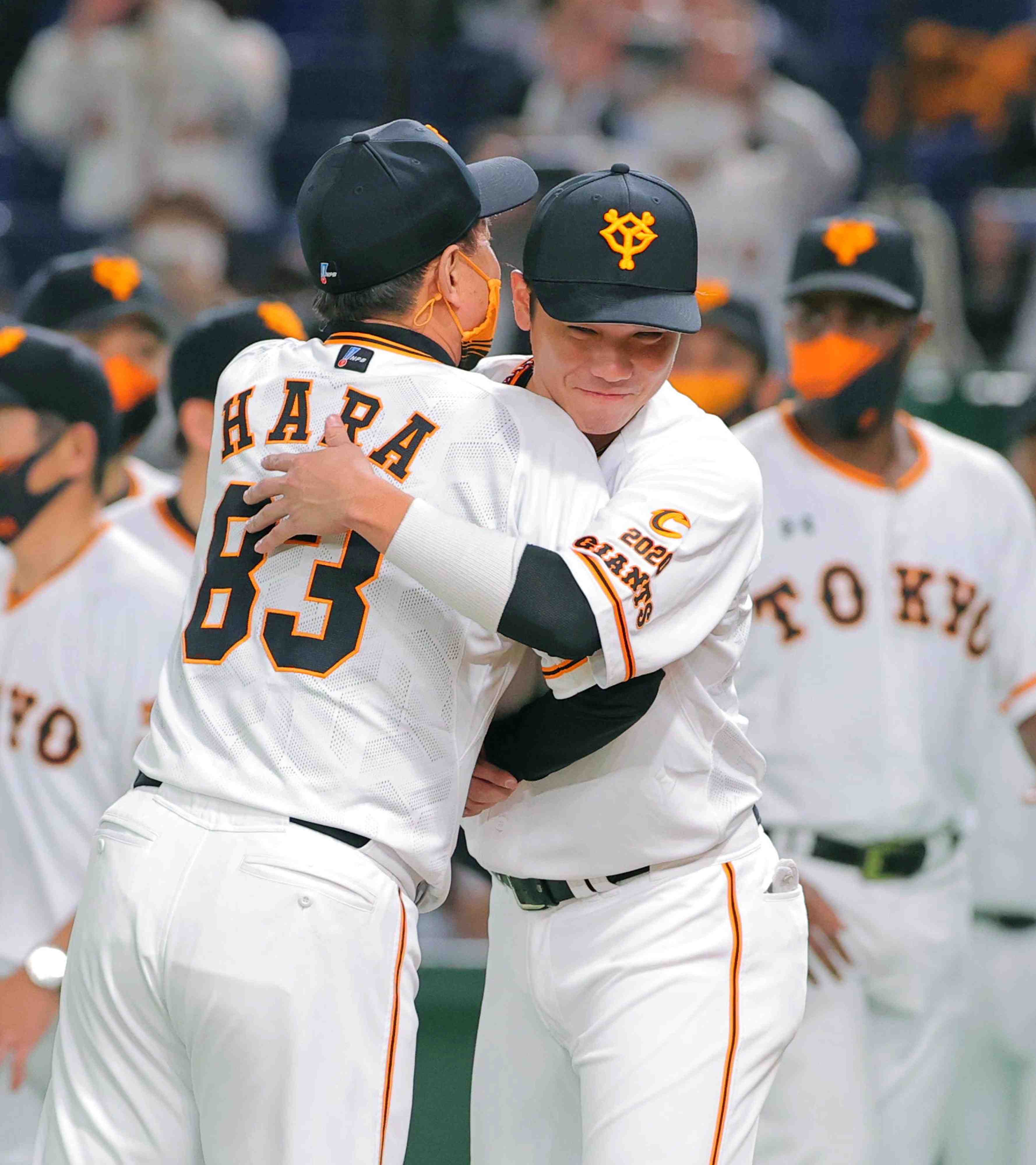 Baseball Tokyo Yomiuri Giants celebration of Central League title