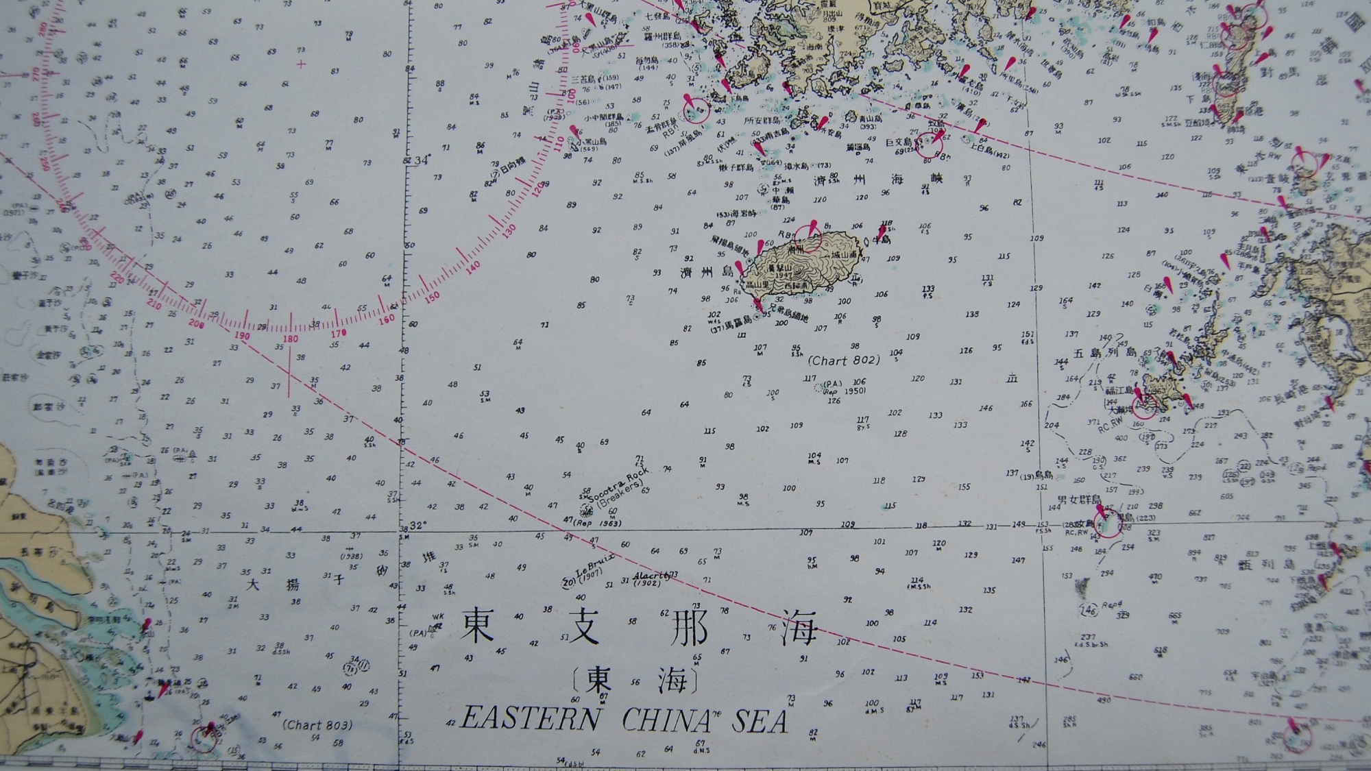 East Sea South Korean Map and Japanese Map 004