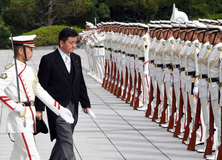 Japan Defense Minister Nobuo Kishii