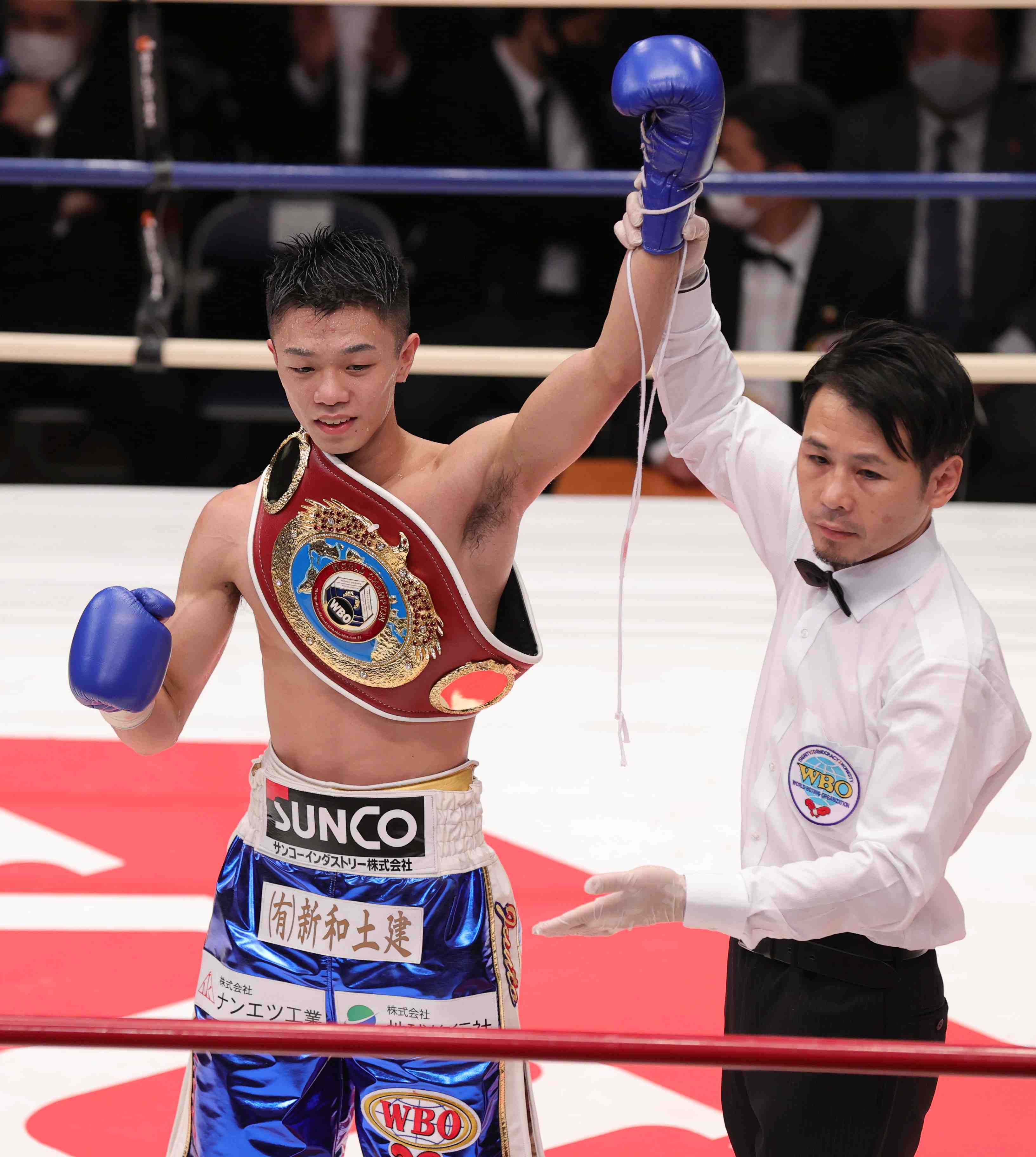 Boxer Junto Nakatani won the WBO flyweight title