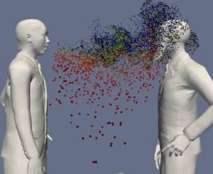 Fugaku ran simulations of droplets from a cough or sitting in a restaurant, guiding COVID-19 mitigation measures