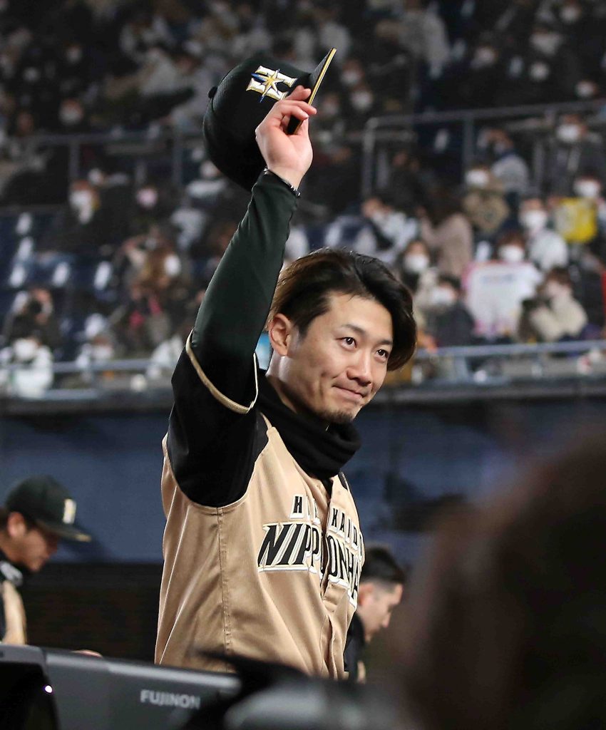 Baseball - Hokkaido Nippon Ham Fighters outfielder Haruki Nishikawa 005