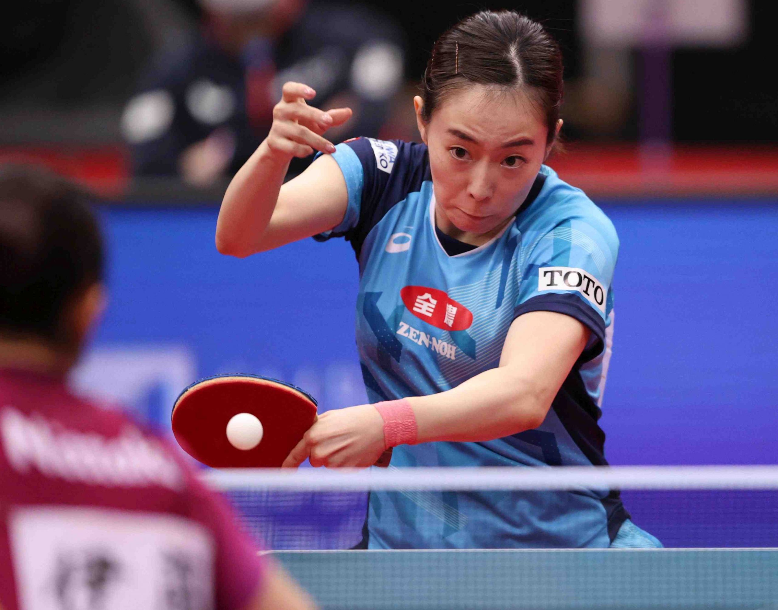 Kasumi Ishikawa won the women's singles title at table tennis nationals