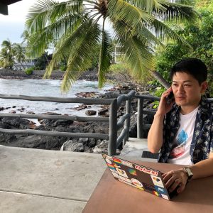 Japan Airlines employee on workation in Hawaii December 2019