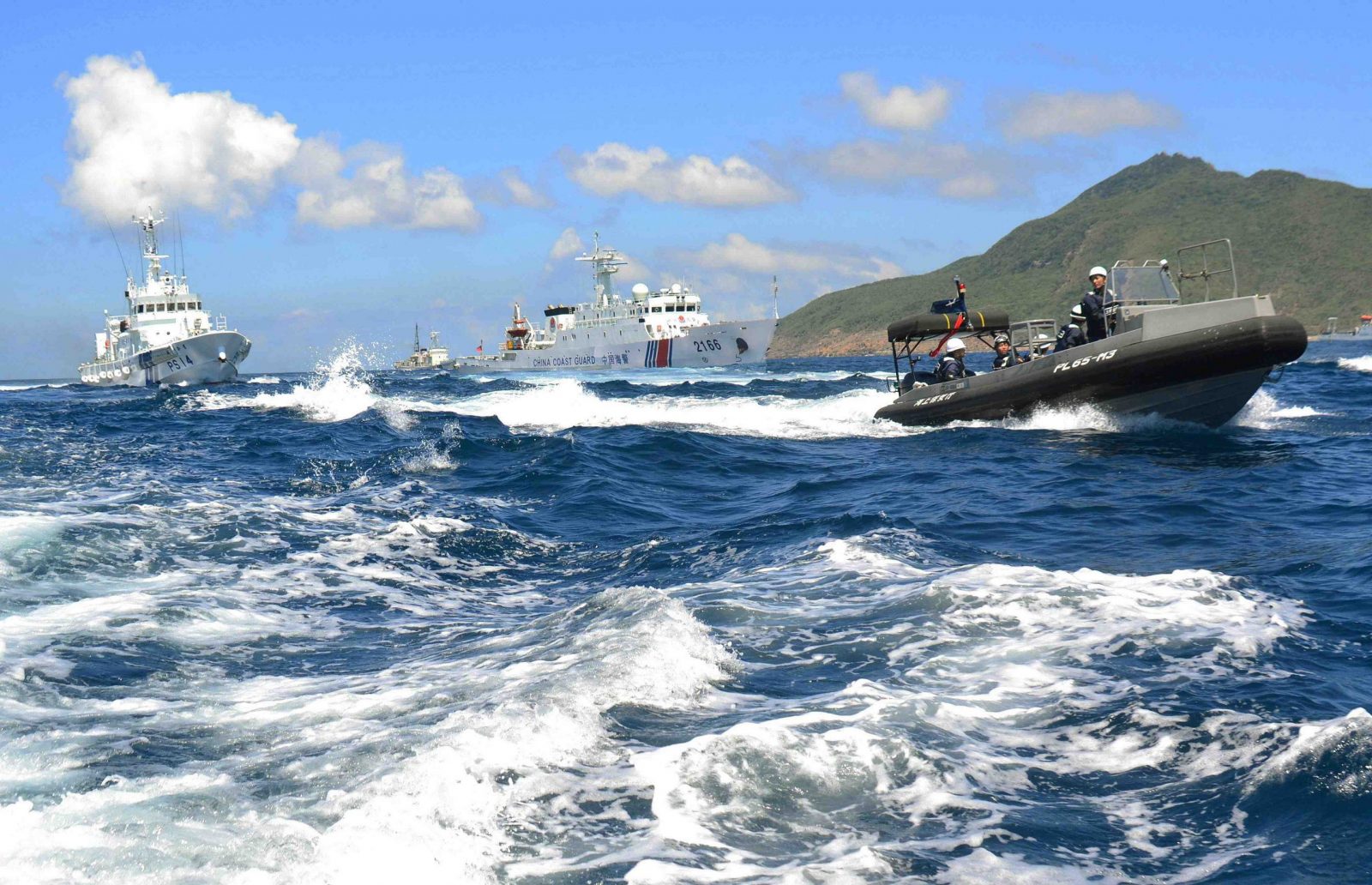 China Aggressively Seeking effective control in Waters Around