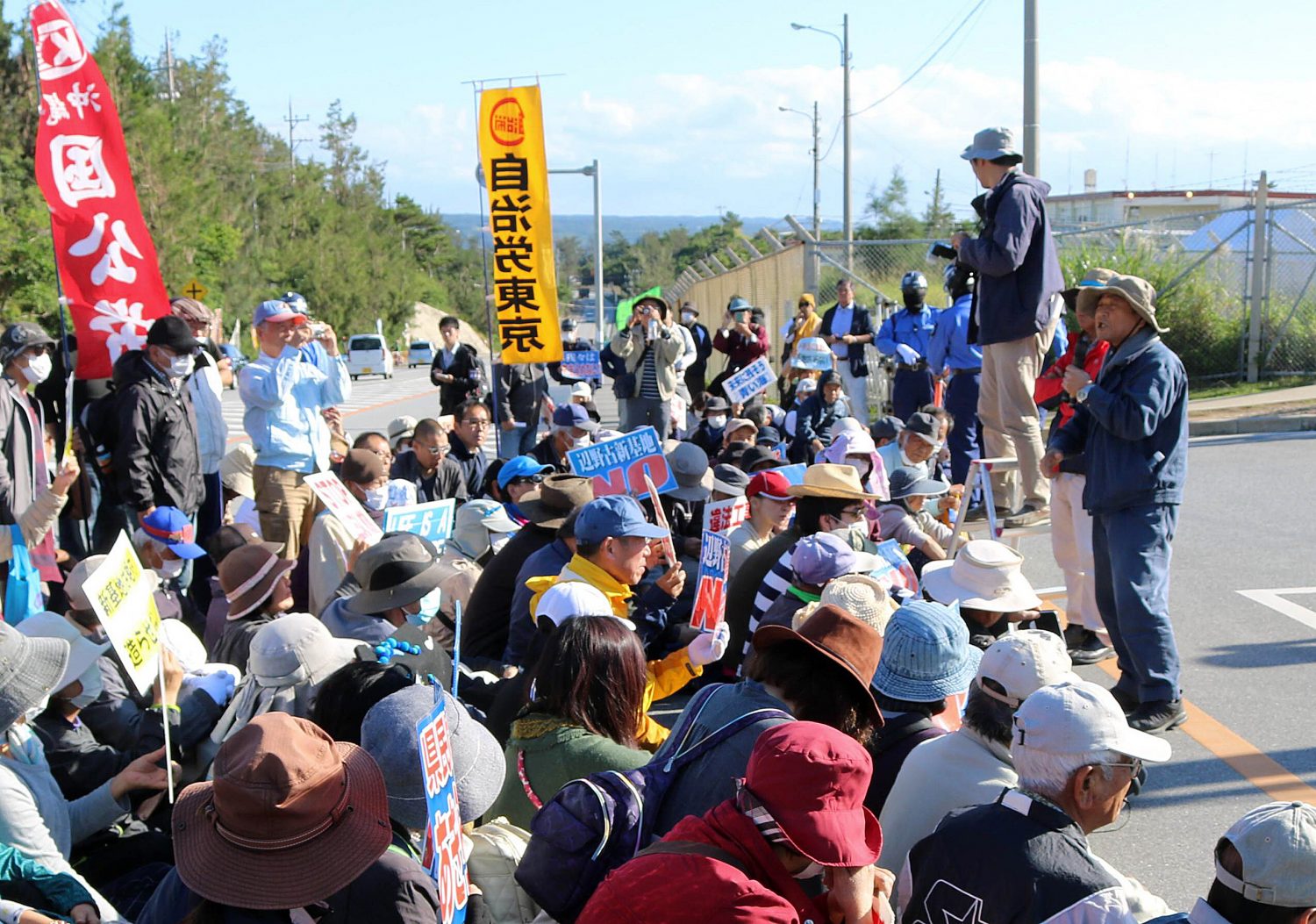 Anti-military Protest in Okinawa Henoko 002 | JAPAN Forward