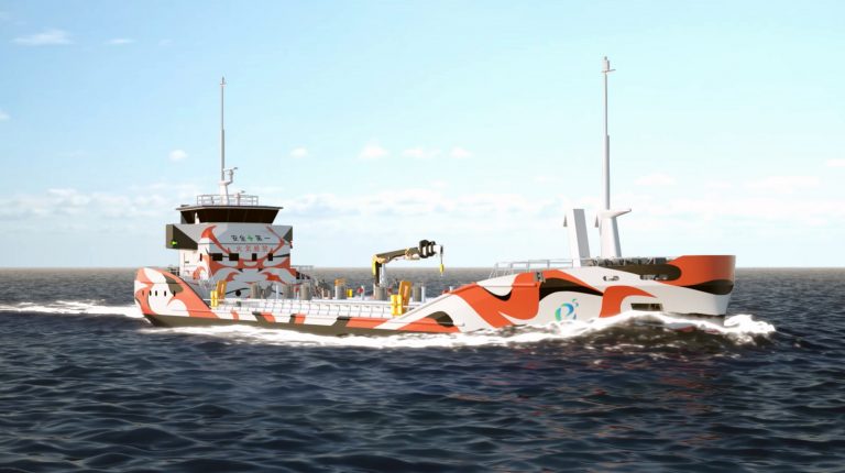 Japanese ships powered by carbon-free fuel 001