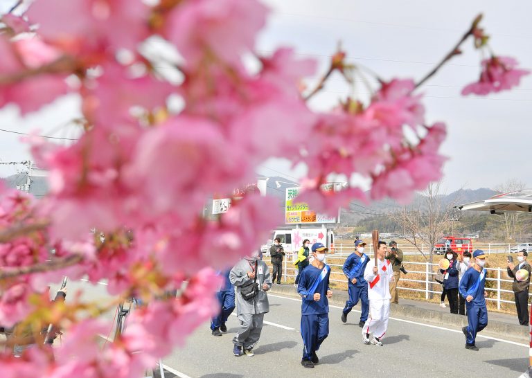 Tokyo 2020 Olympic Torch Relay Start Fukushima