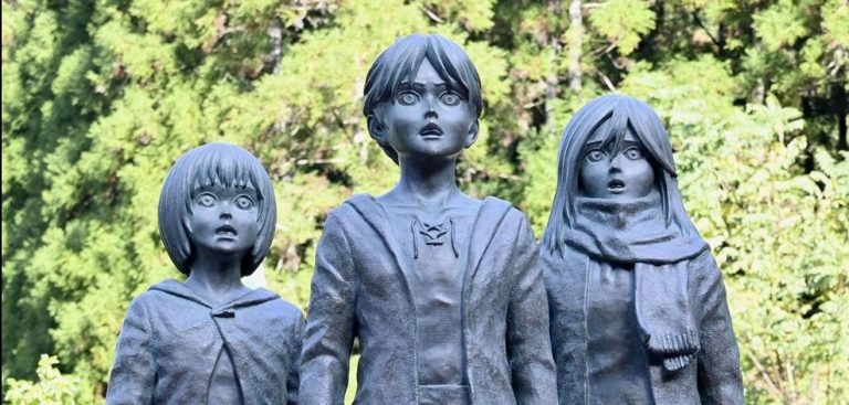 attack on titan season 4 statue